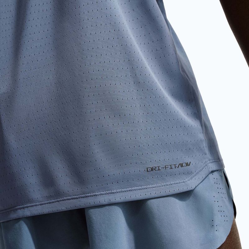 Herren-Laufshirt Nike AeroSwift Dri-Fit ADV diffused blue/black 5