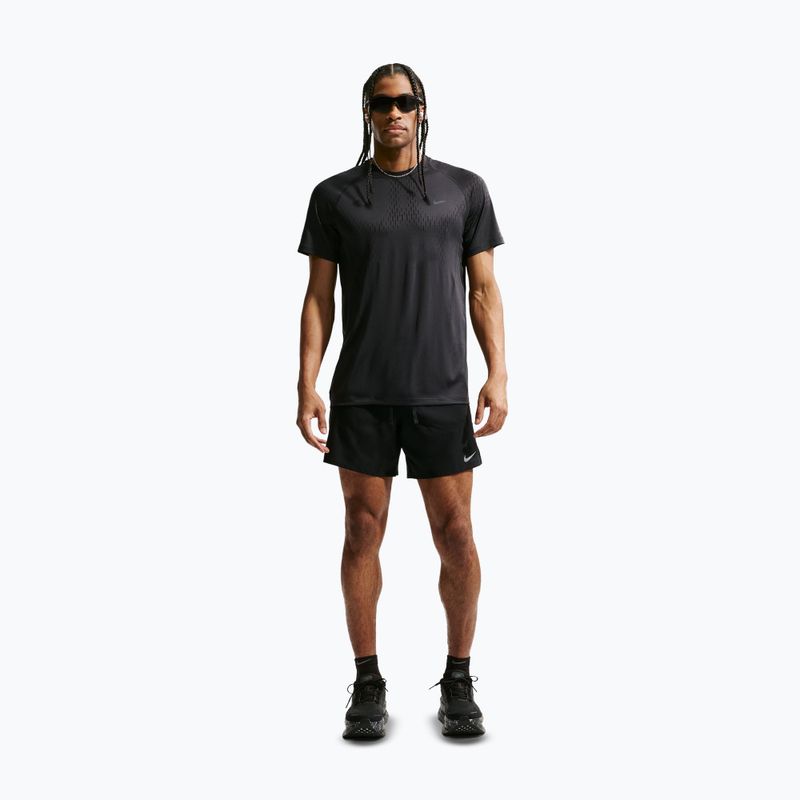 Herren-Laufshirt Nike Stride Dri-Fit ADV off noir/black 2