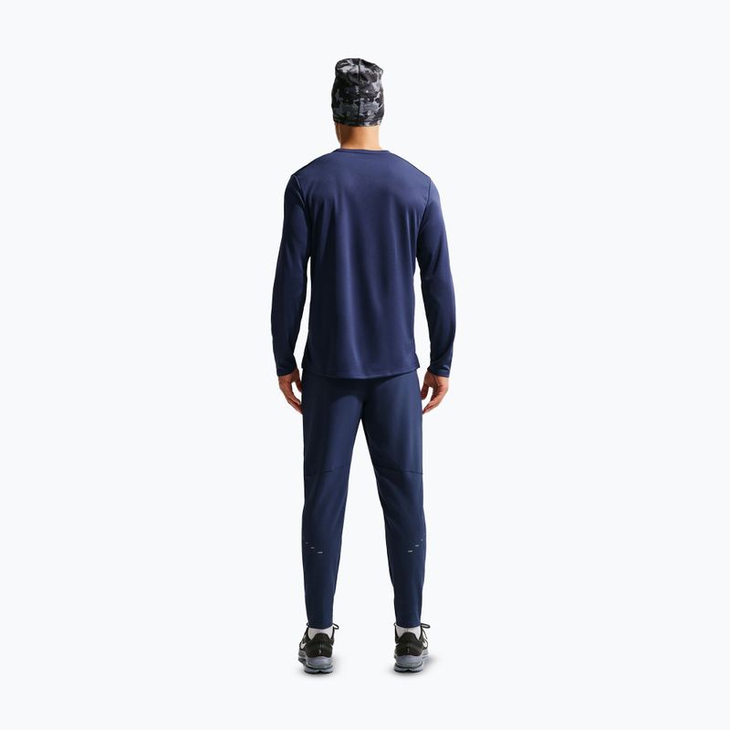 Herren-Langarm-Laufshirt Nike Miler Dri-Fit UV midnight navy 4