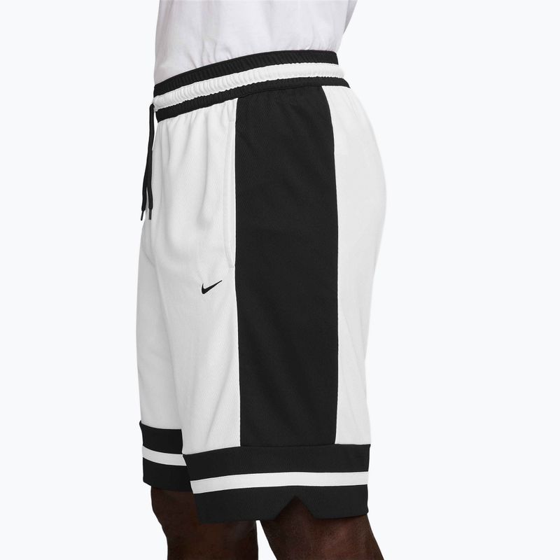 Herren Basketballshorts Nike Dri-Fit Game Classic 10" white/black/white/black 3