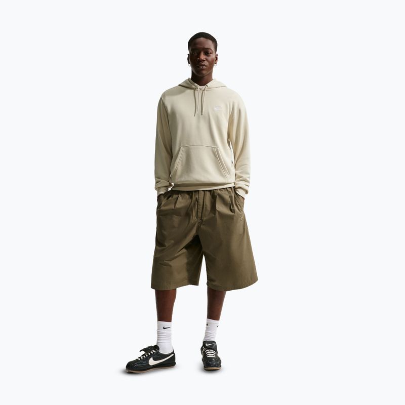 Herren-Hoodie Nike Club French Terry Pullover Hoodie light khaki/light khaki/white 2