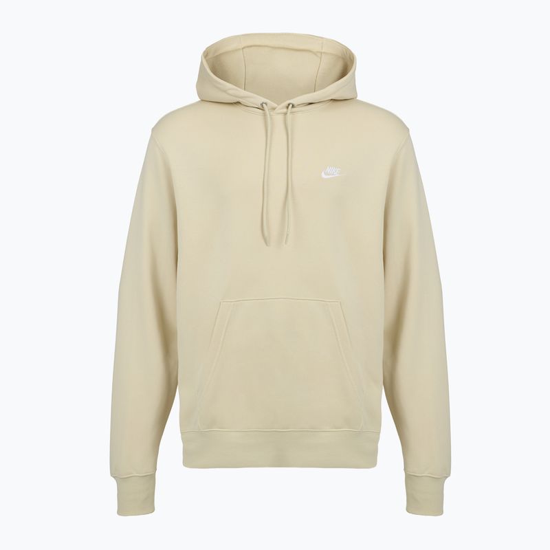 Herren-Hoodie Nike Club French Terry Pullover Hoodie light khaki/light khaki/white 6