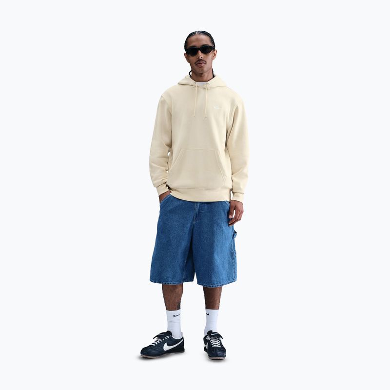 Herren-Hoodie Nike Club Pullover Hoodie light khaki/light khaki/white 2