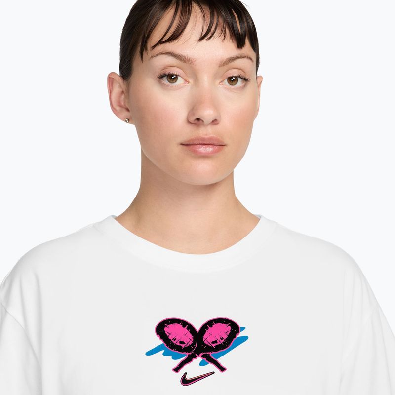 Damen-Tennisshirt Nike Slam Dri-Fit white 3