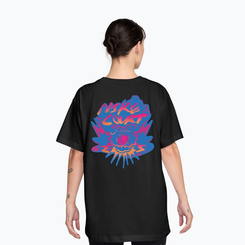 Damen-Tennisshirt Nike Slam Dri-Fit black 2