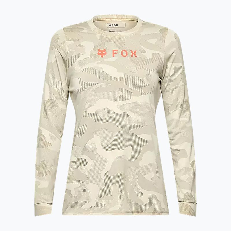Damen-Radtrikot mit langen Ärmeln Fox Racing Ranger Tru Dri W cream