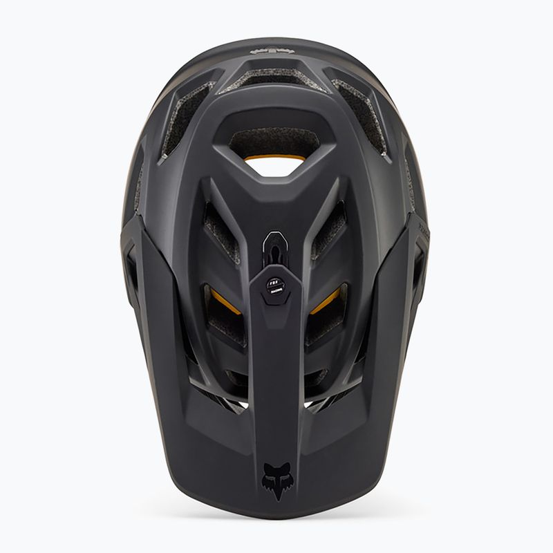 Fox Racing Proframe mattschwarzer Fahrradhelm 5
