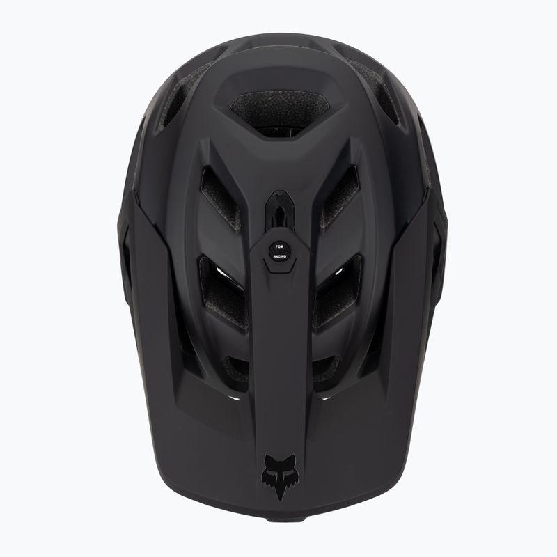 Fox Racing Proframe mattschwarzer Fahrradhelm 6
