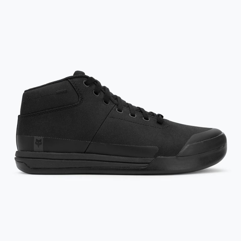 Herren Plattform Radfahren Schuhe Fox Racing Union Canvas Mid schwarz 2