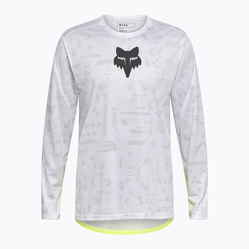 Herren Radfahren Longsleeve Fox Racing Ranger Lunar SE weiß 3