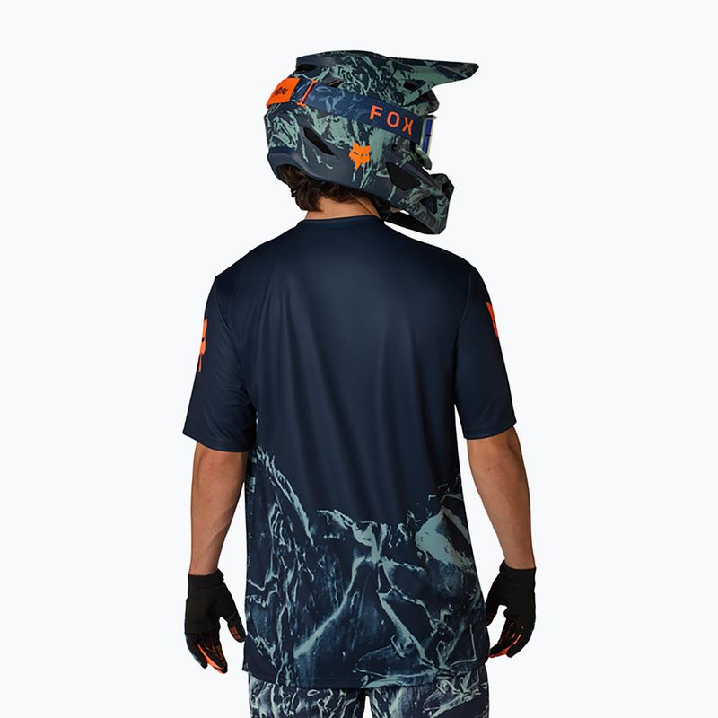 Herren Fahrradtrikot Fox Racing Ranger Image Print arctic blue 2