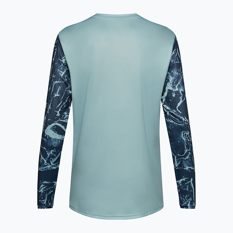 Herren Fahrrad-Langarmshirt Fox Racing Ranger Image Print arctic blue 6
