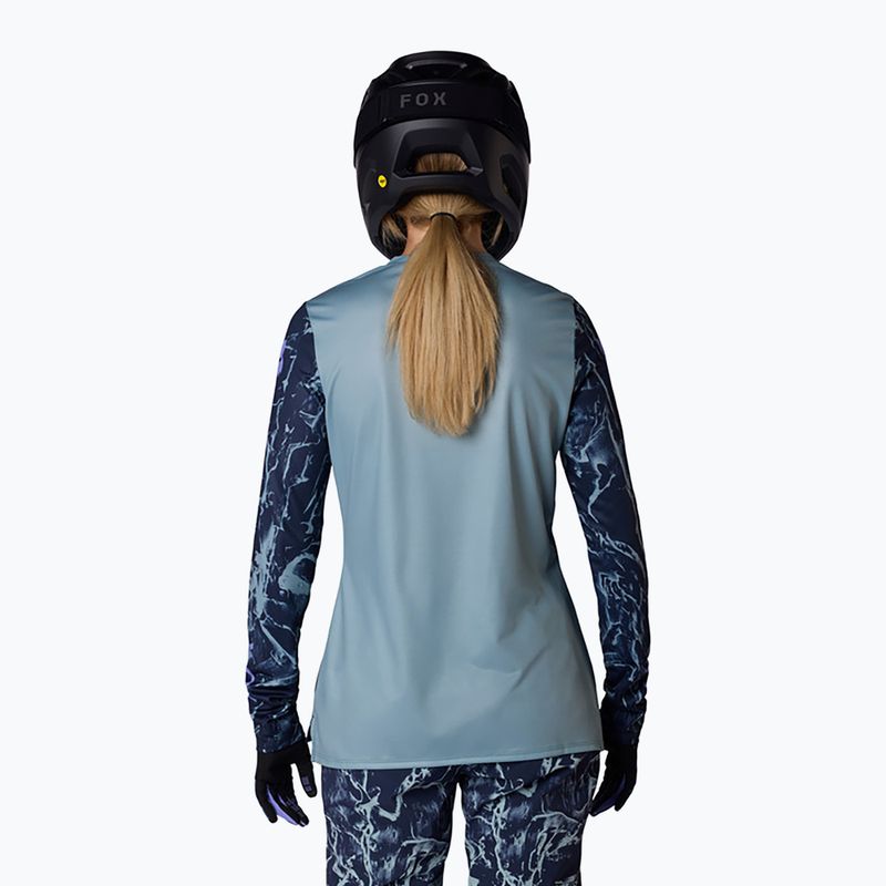 Fahrrad-Longsleeve Damen Fox Racing Ranger Image Print arctic blue 2