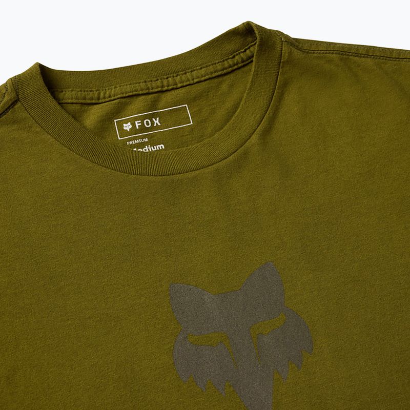 Herren T-Shirt Fox Racing Fox Head 195 Original army 3