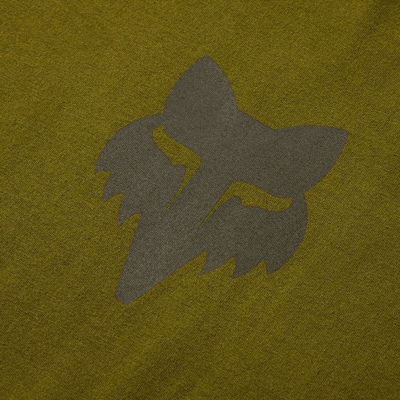 Herren T-Shirt Fox Racing Fox Head 195 Original army 4