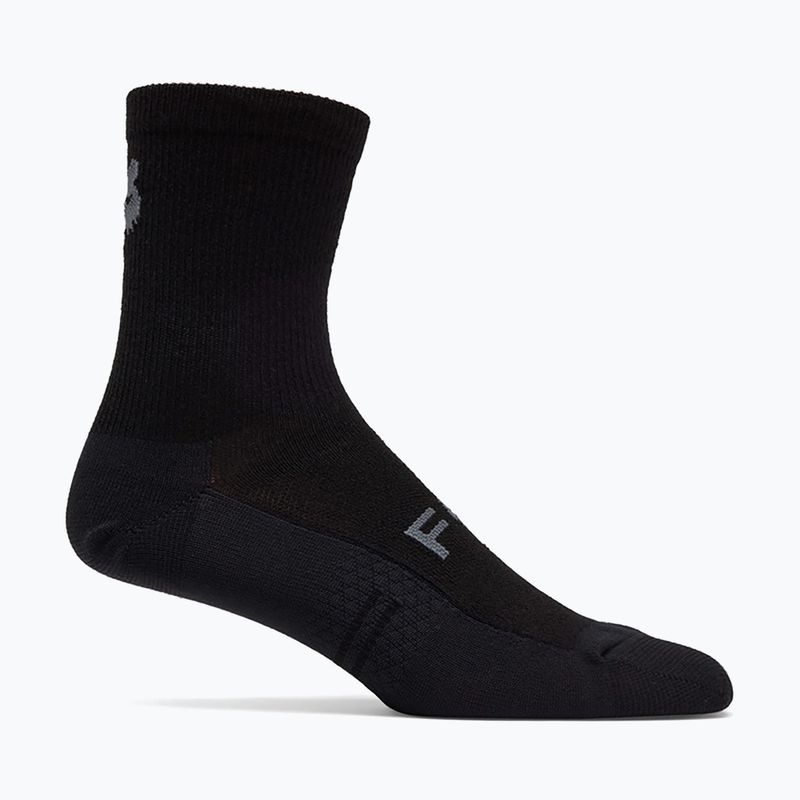 Herrensocken Fox Racing 6" Flexair Merino Sock Black
