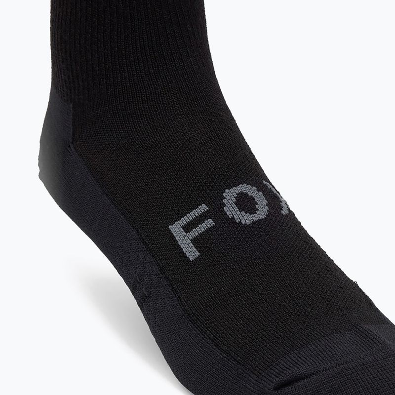 Herrensocken Fox Racing 6" Flexair Merino Sock Black 2