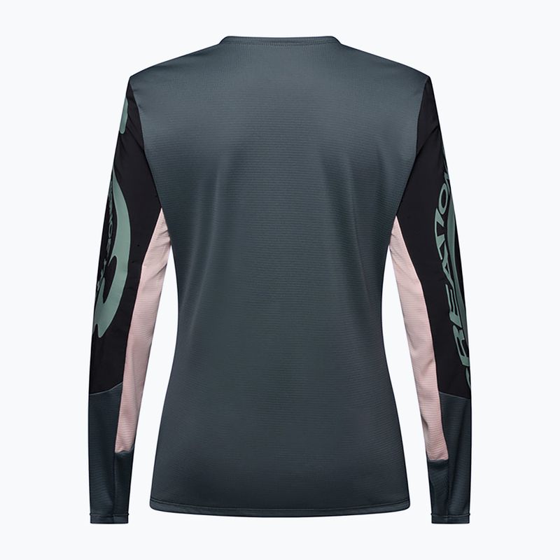 Damen Langarm-Radtrikot Fox Racing Defend Creation LS deep cobalt 2