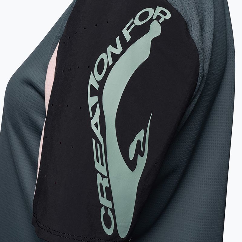 Damen-Fahrradtrikot Fox Racing Defend Jersey Creation SS deep cobalt 3