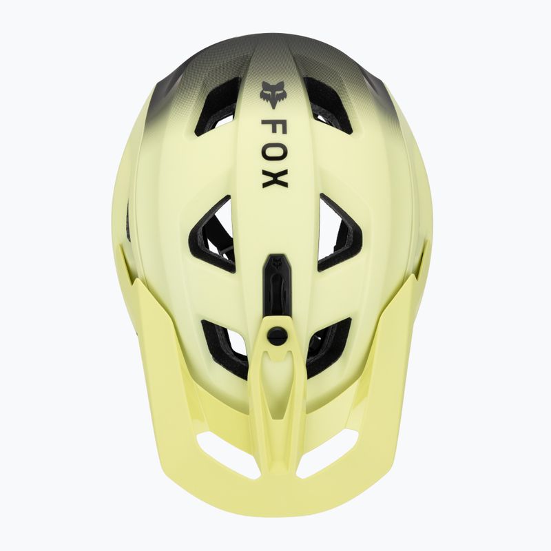 Fahrradhelm Fox Racing Speedframe Pro Backfade lime 6