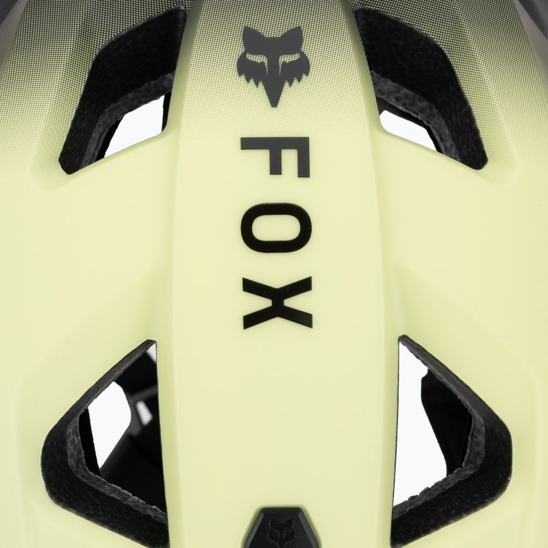 Fahrradhelm Fox Racing Speedframe Pro Backfade lime 7