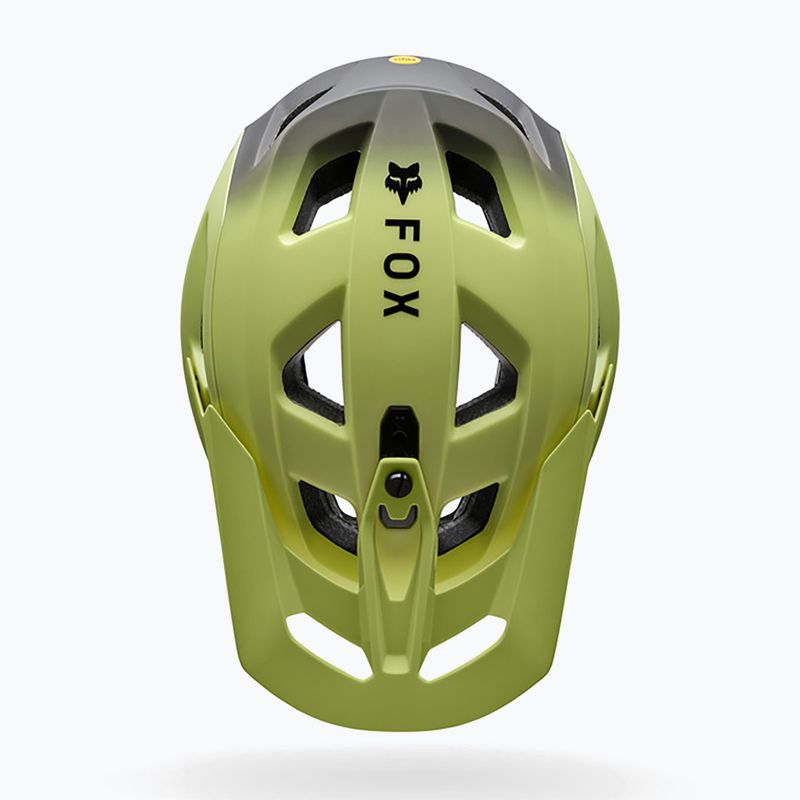 Fahrradhelm Fox Racing Speedframe Pro Backfade lime 3