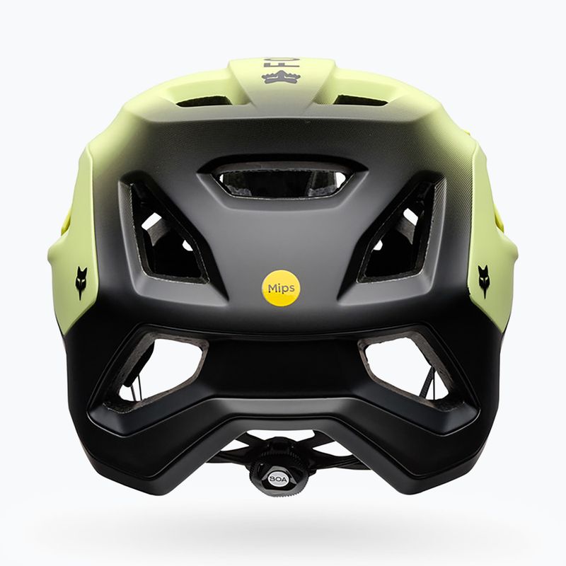 Fahrradhelm Fox Racing Speedframe Pro Backfade lime 4