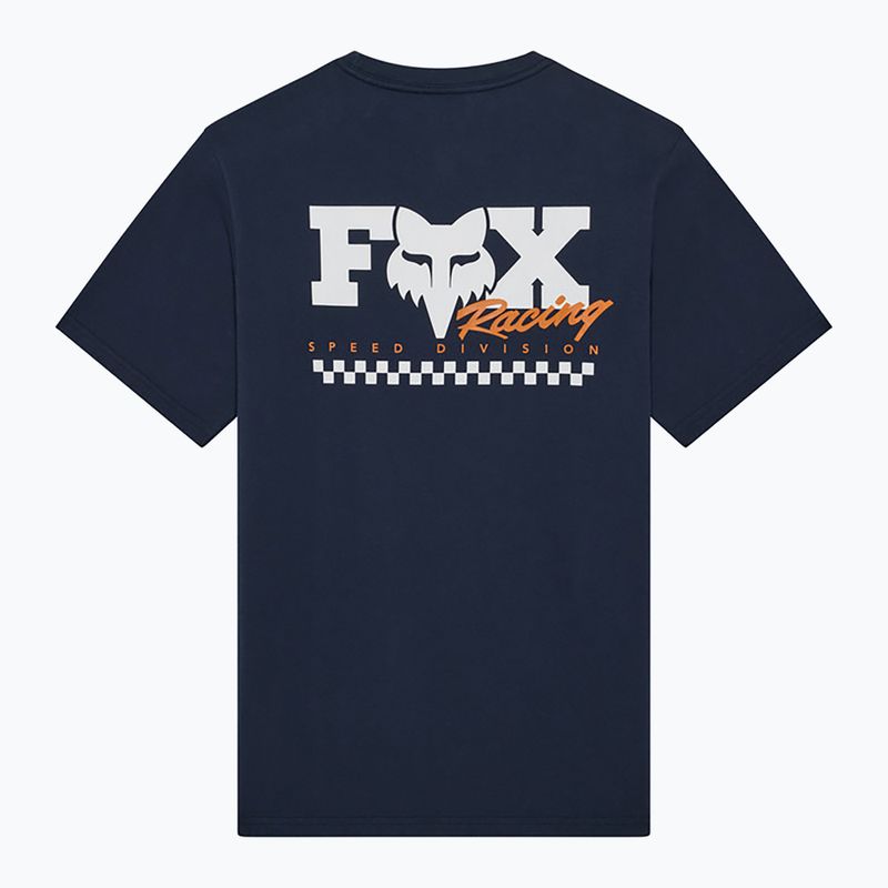 Herren T-Shirt Fox Racing Checker 195 Original midnight 6