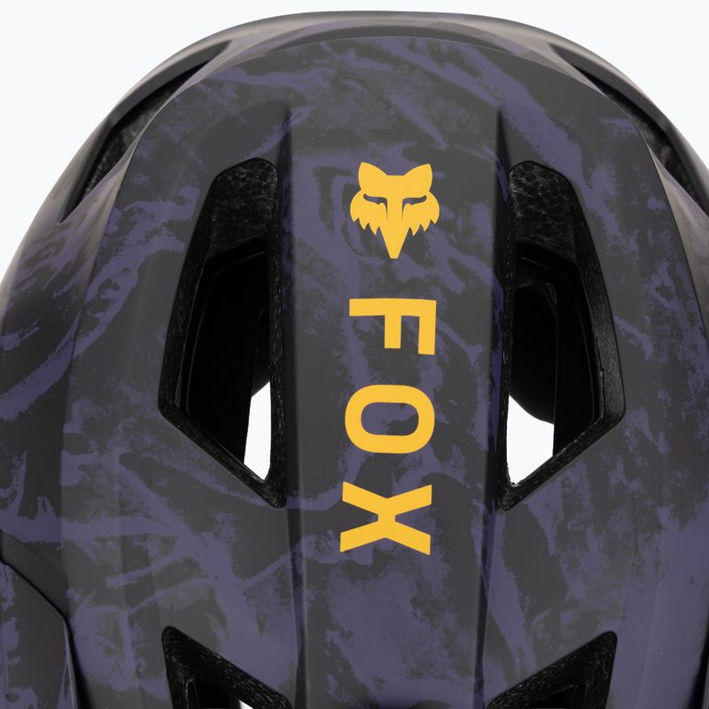 Fahrradhelm Fox Racing Rampage Img Print plum 7
