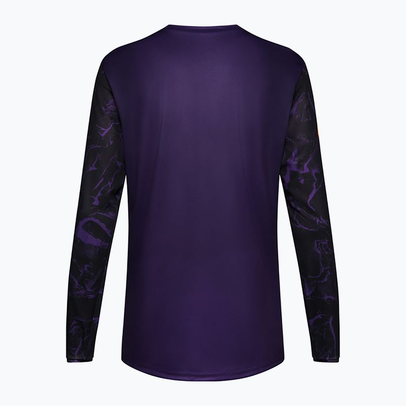 Herren Fahrrad-Langarmshirt Fox Racing Ranger Image Print plum 6