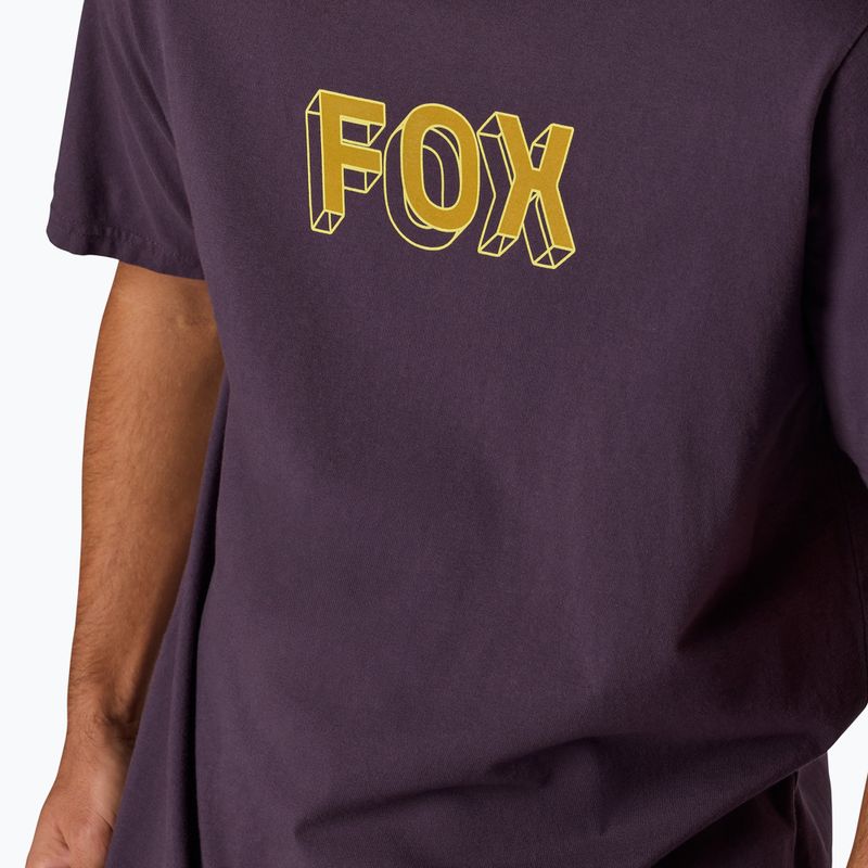 Herren T-Shirt Fox Racing Image Print 195 Original plum print 3