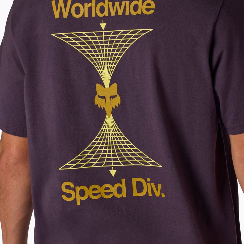 Herren T-Shirt Fox Racing Image Print 195 Original plum print 4
