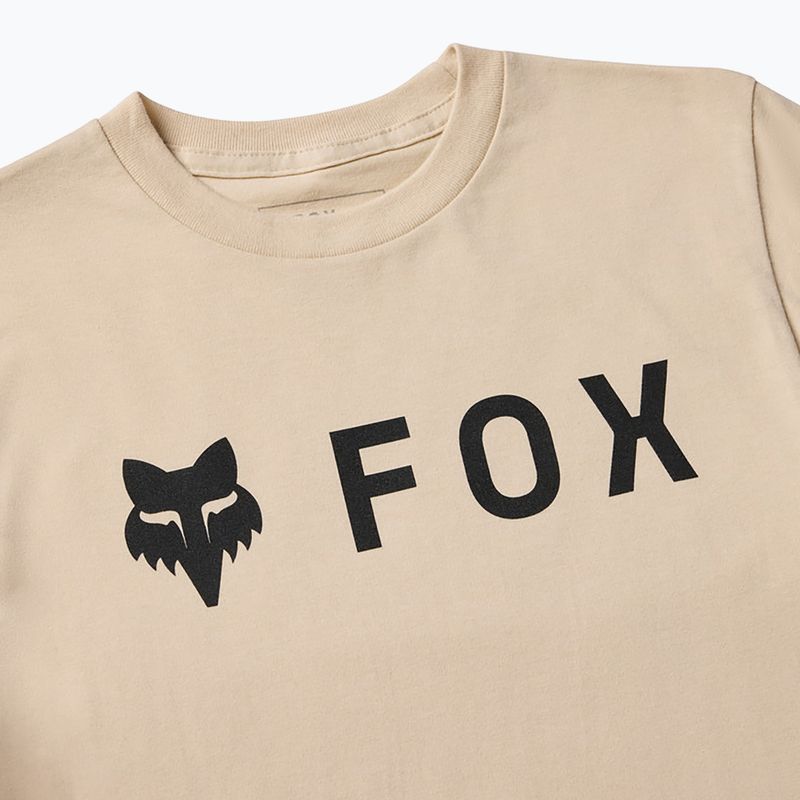 Kinder T-Shirt Fox Racing Absolute Jr tan 3
