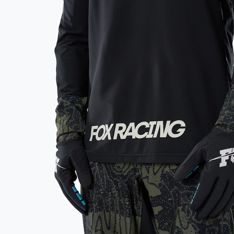 Herren-Radlongsleeve Fox Racing Defend Thermal Lunar black 5