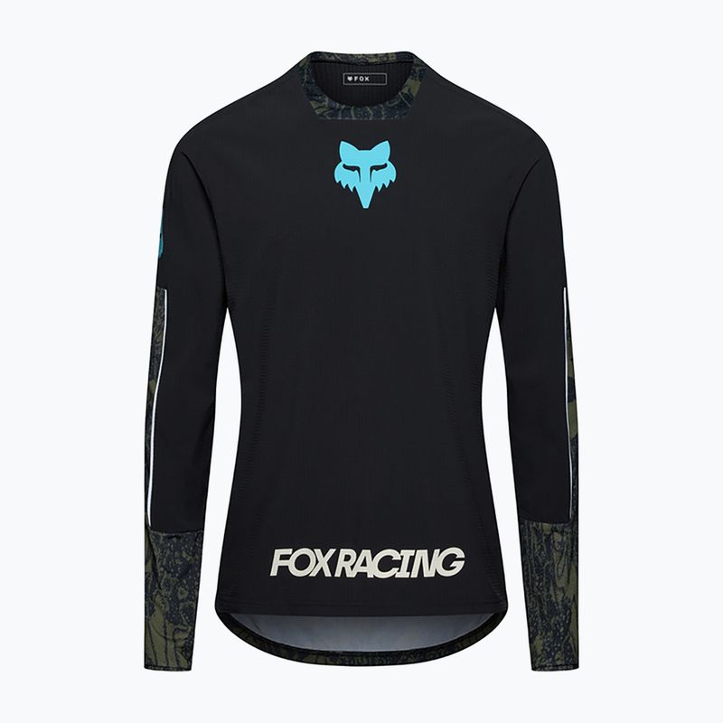 Herren-Radlongsleeve Fox Racing Defend Thermal Lunar black 7