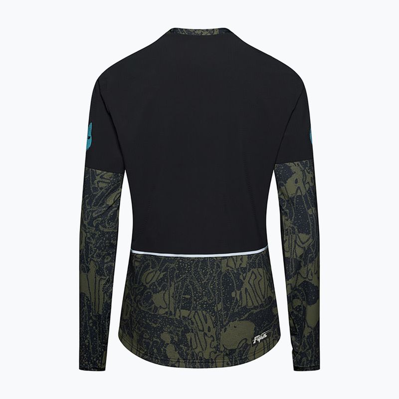 Herren-Radlongsleeve Fox Racing Defend Thermal Lunar black 8