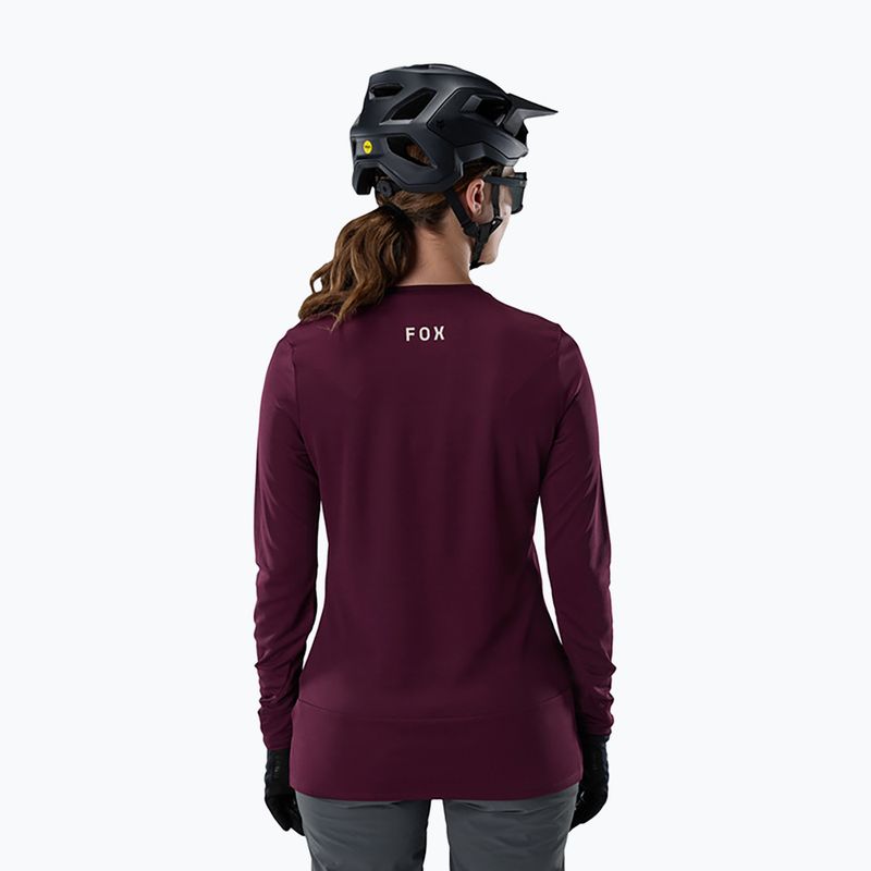 Damen Langarm-Radtrikot Fox Racing Ranger Fox Head LS dark maroon 2