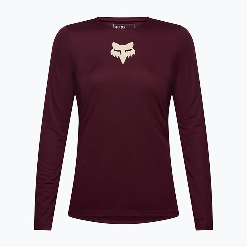 Damen Langarm-Radtrikot Fox Racing Ranger Fox Head LS dark maroon 5