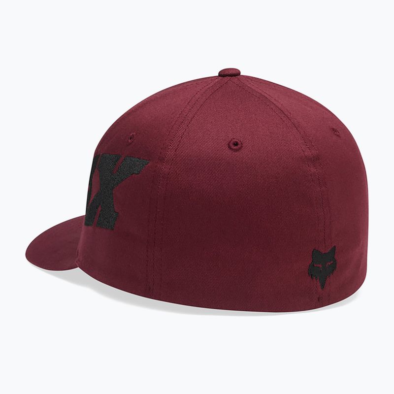 Herren-Basecap Fox Racing Fox Head X Flexfit dark maroon 2