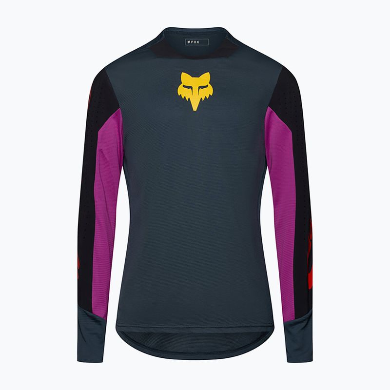 Herren-Radlongsleeve Fox Racing Defend Creation galaxy blue