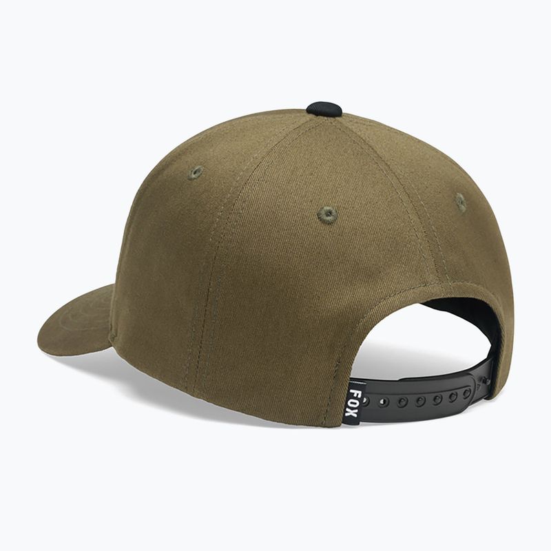 Herren-Basecap Fox Racing Fox Head Subframe Snapback olive green 2