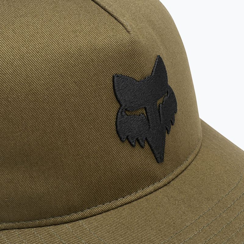 Herren-Basecap Fox Racing Fox Head Subframe Snapback olive green 4
