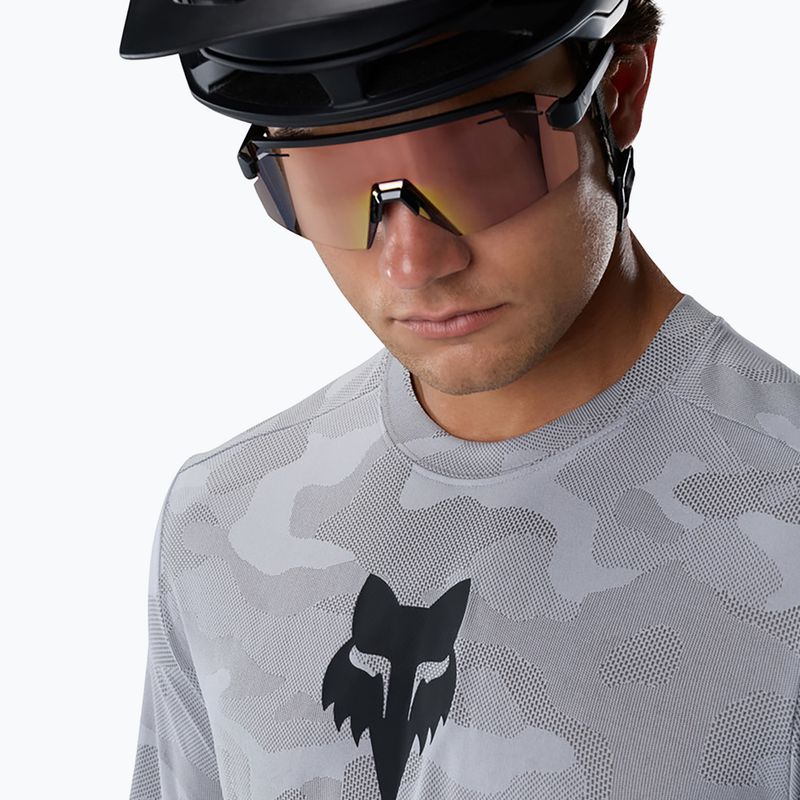 Herren-Radlongsleeve Fox Racing Ranger Tru Dri pewter 3