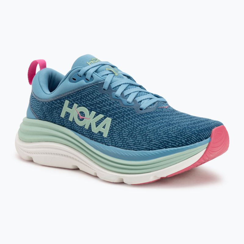Damen Laufschuhe HOKA Gaviota 5 alpenblau/jadeit