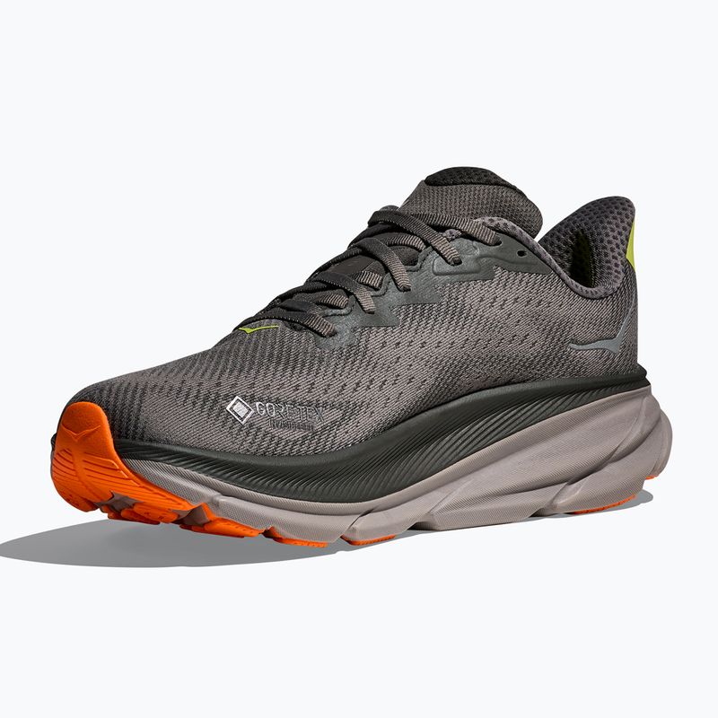 HOKA Clifton 9 GTX Herren Laufschuhe asphaltgrau/schotter 4