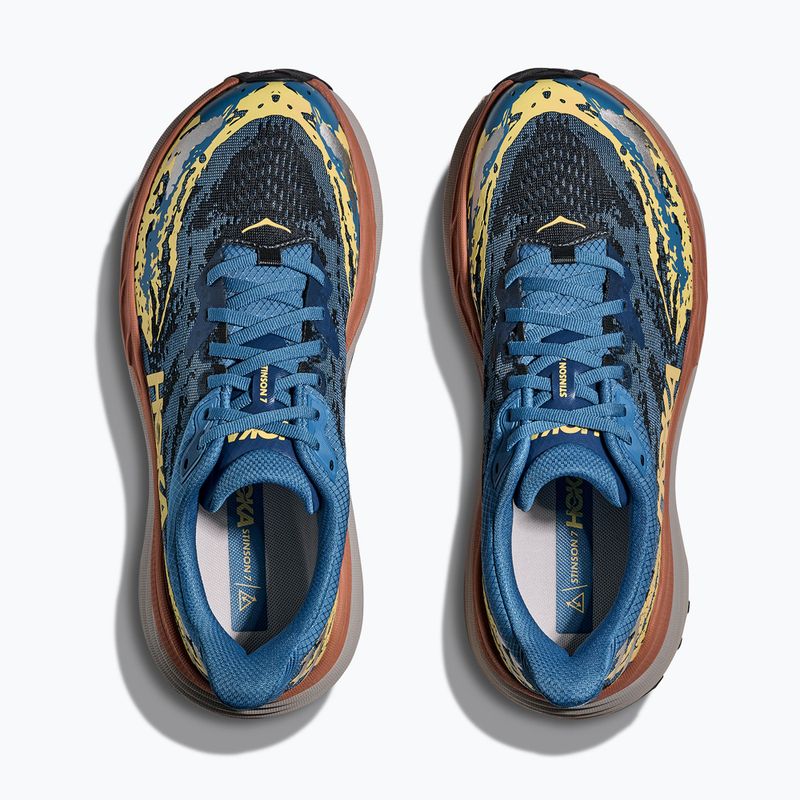 HOKA Herren Laufschuhe Stinson 7 foggy night/cardamon 8