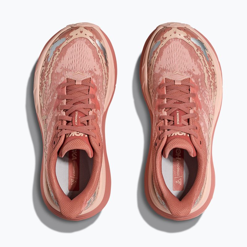 Damen Laufschuhe HOKA Stinson 7 blush/rose latte 8