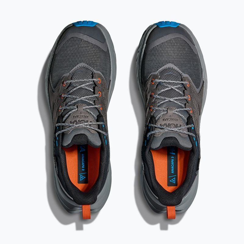 HOKA Herren Wanderschuhe Anacapa 2 Low GTX Satellit grau/Meereis 8