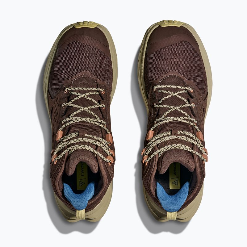 HOKA Herren Wanderschuhe Anacapa 2 Mid GTX walnuss/yster mushroom 8