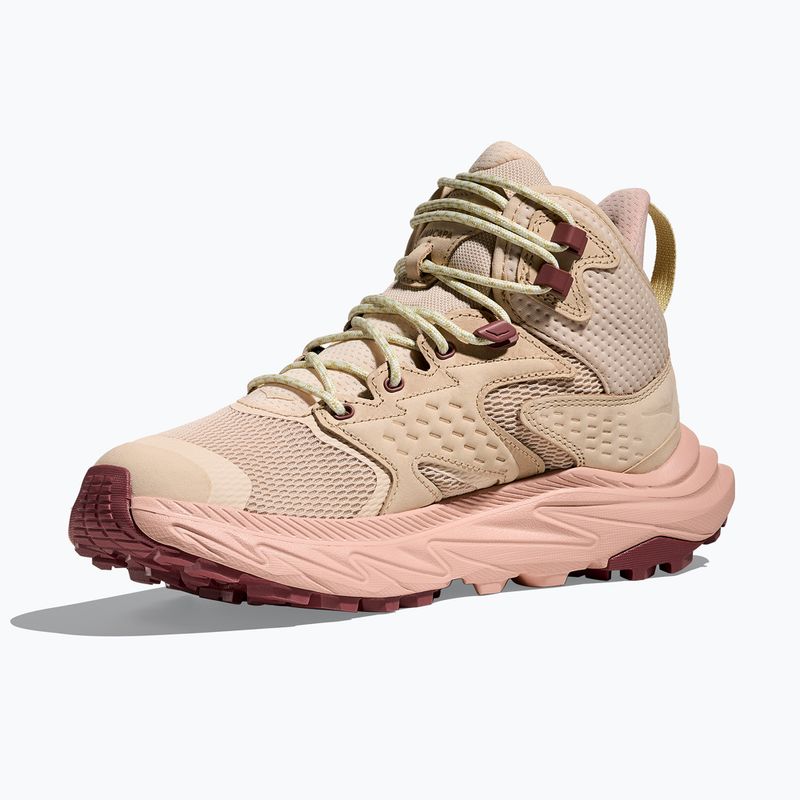 HOKA Damen Wanderschuhe Anacapa 2 Mid GTX Eiche/Rose Latte 4